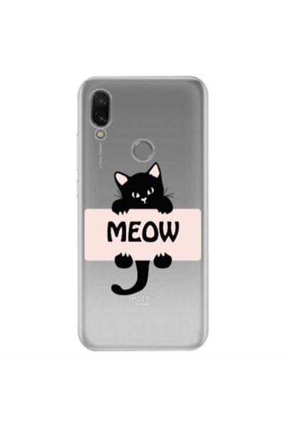 Other Xiaomi Redmi Note 7 Meow Transparent Silicone TPU Θήκη