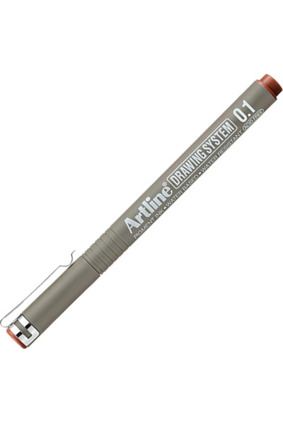 artline Drawing System 0.1 Çizim Kalemi Uç:0,1mm Sepia