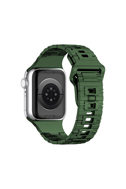 OEM Λουράκι Σιλικόνης Πράσινο (Apple Watch 42/44/45/49mm - Πράσινο)