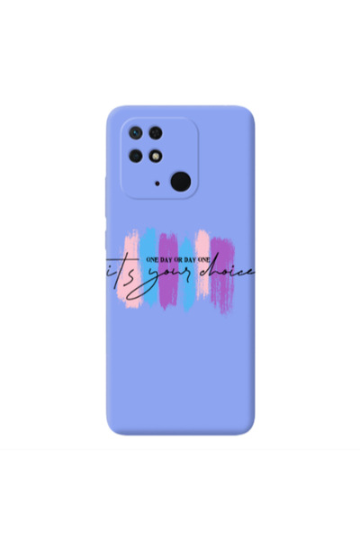 Other Xiaomi Redmi 10C One Day Or Day One Light Purple Colored Silicone TPU Θήκη