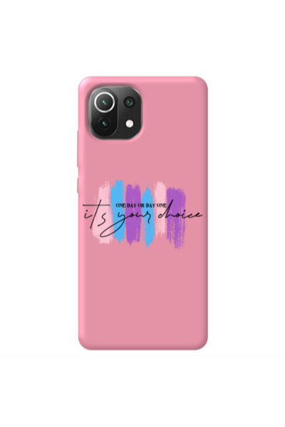 Other Xiaomi Mi 11 Lite One Day Or Day One Pink Colored Silicone TPU Θήκη