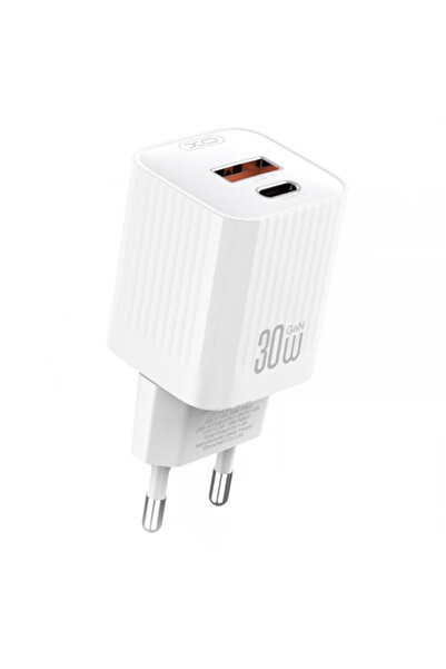 XO Design Incarcator Retea L149, 30W, 3A, 1 x USB-A - 1 x USB-C, Alb