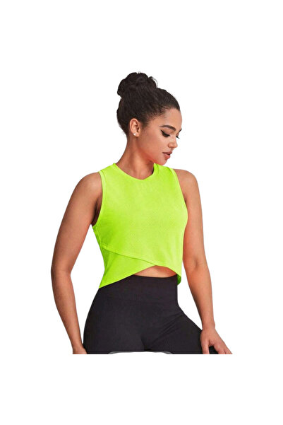 OEM Tricou dama, sport, verde neon, M