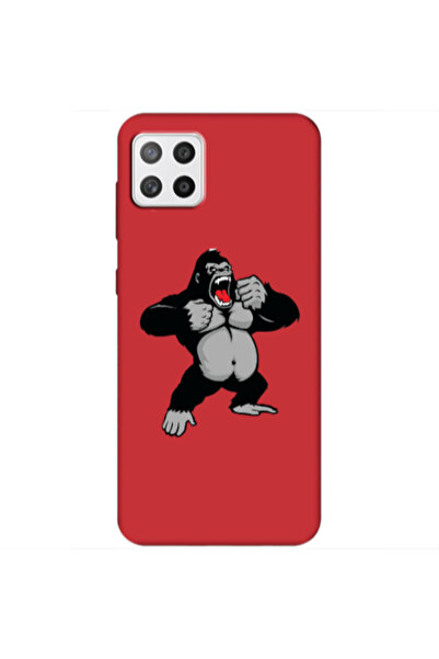 Other Samsung A22 5G Angry Gorilla2 Red Colored Silicone TPU Θήκη