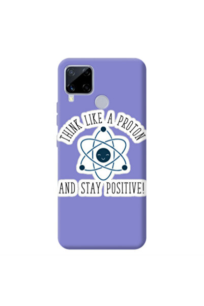 Other Realme C25S THINK LIKE Purple Colored Silicone TPU Θήκη