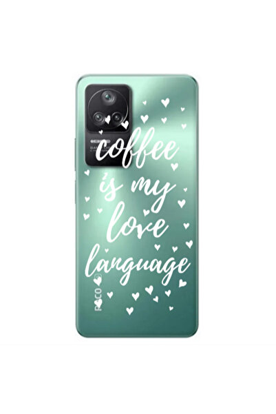 Other Xiaomi Poco F4 Coffe is my love language Transparent Silicone TPU Θήκη