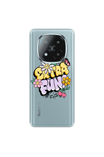 Other Xiaomi Redmi Note 14 Pro + 5g Extra Fun Transparent Silicone TPU Θήκη
