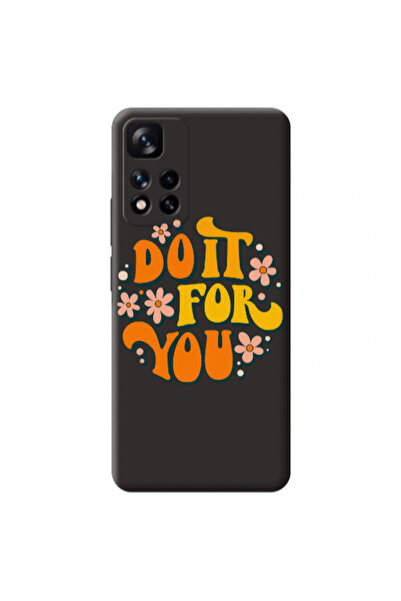 Other Xiaomi Redmi Note 11 Pro 5G Do it For You Black Colored Silicone TPU Θήκη