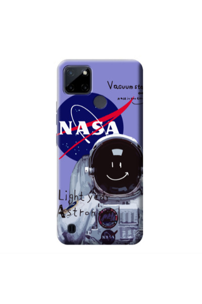 Other Realme C25Y Vacuum State Purple Colored Silicone TPU Θήκη