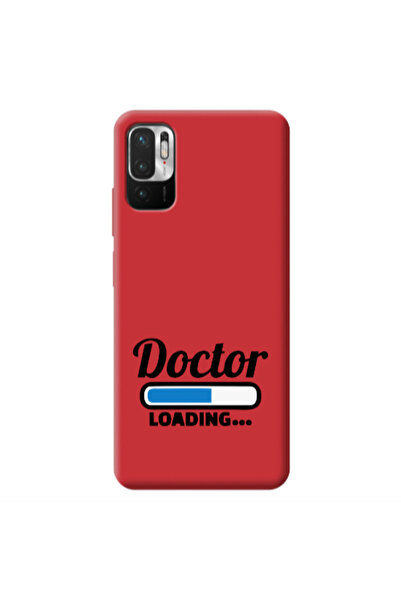 Other Xiaomi Redmi Note 10 Pro 5G Doctor Loading Red Colored Silicone TPU Θήκη