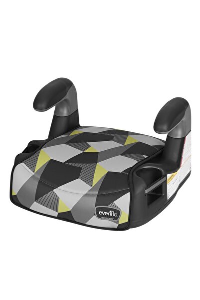 Evenflo Big Kid No Back Booster Car Seat, 40 - 110 lbs., Gray Geo