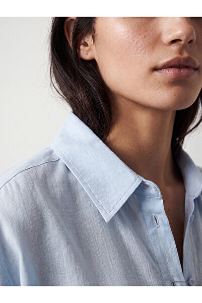 LC Waikiki Nevavm Oversize 100% Cotton Women's Shirt with a Difference