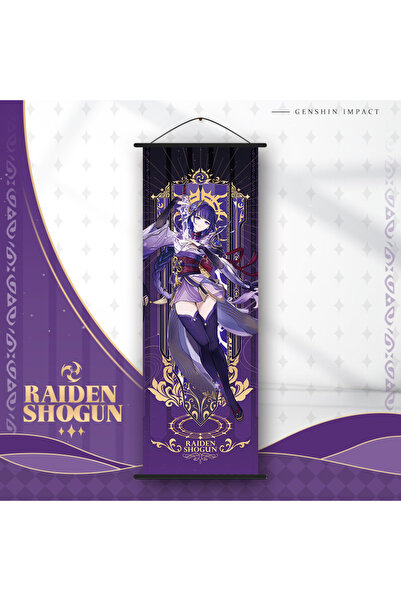 Choice6 as shown baal Genshin Impact Scroll Canvas Colombina Flins Arlecchino...