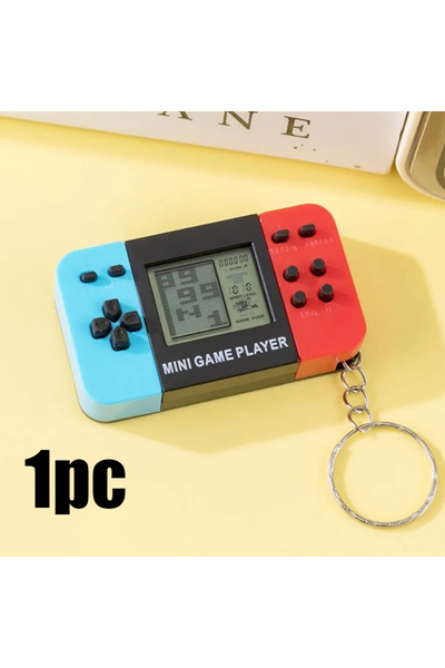 choice2 1pc 1pc Classic Tetri Handheld Game Console Keychain Retro Portable N...