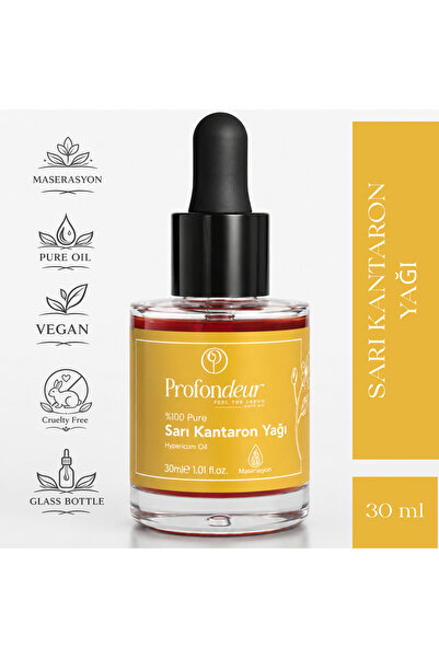 Profondeur Sarı Kantaron Yağı Soğuk Sıkı