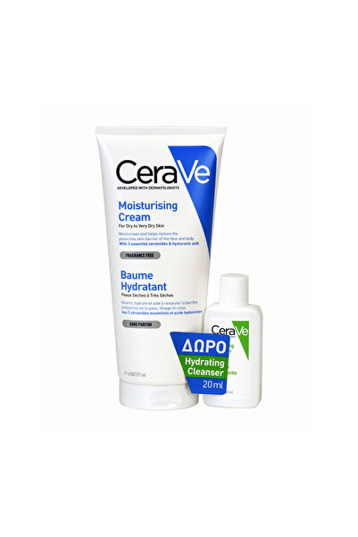 CeraVe Προσφορά: Ενυδατική Κρέμα για Ξηρό Δέρμα 177ml & Δώρο: Ενυδατική Κρέμα...