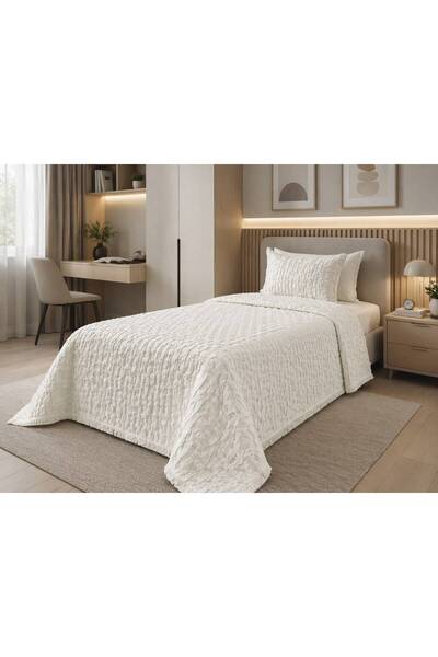 SOLUTE Single Cotton Pique Bedspread