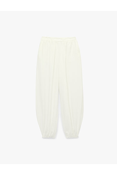 Koton Viscose Fabric Comfortable Fit Pocketed Balloon Trousers