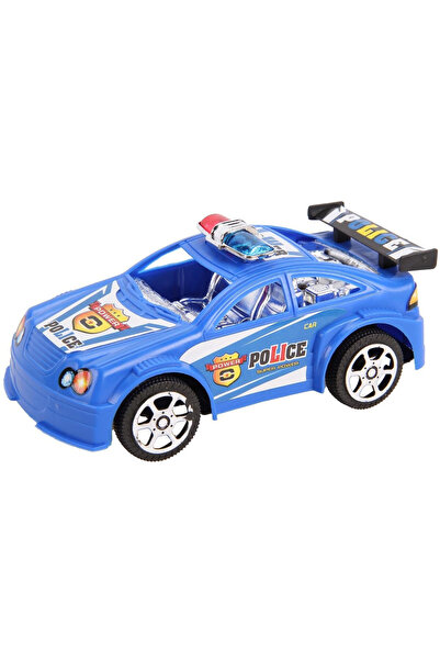 Trifox Masina de jucarie Auto Policja, din plastic, pentru copii 3+, albastru...