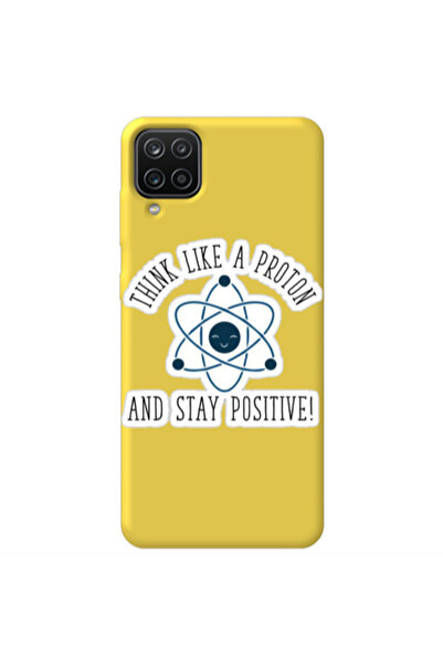 Other Samsung A12 THINK LIKE Yellow Colored Silicone TPU Θήκη