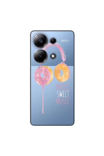 Other Xiaomi Poco M6 Pro 4G Donut earphone Transparent Silicone TPU Θήκη