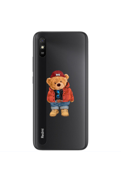 Other Xiaomi Redmi 9A Bear in a hat Transparent Silicone TPU Θήκη