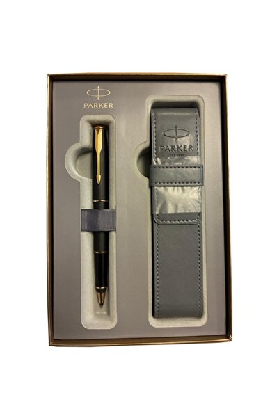 Parker Hediye Seti Sonnet Mat Siyah Roller Kalem + Kılıf