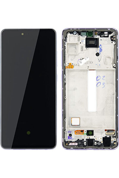 Samsung Οθόνη με μηχανισμό αφής και πλαίσιο για Galaxy A52 (Μωβ) Κωδικός: GH8...