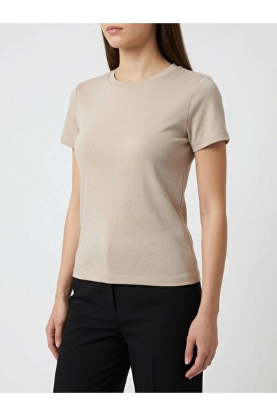 Eveliss Tricou cu Detalii Perle