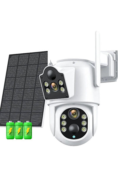 OEM Ασύρματη Ηλιακή Κάμερα Παρακολούθησης IP Full HD+ 4MP, Αδιάβροχη, με Τροφ...