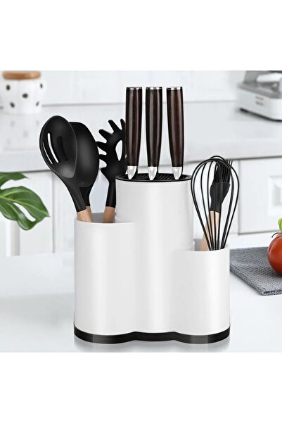 Yıldızan Coverest 3-in-1 Kitchen Organizer - Countertop D for Spoons, Forks, ...