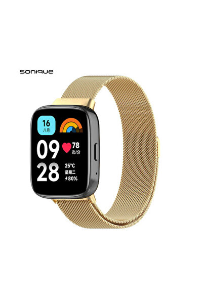 Other Λουράκι Sonique από Ανοξείδωτο Ατσάλι Χρυσό (Redmi Watch 3 Active)