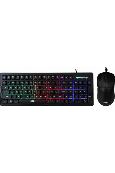 Baracuda Σετ πληκτρολογίου gaming Orca με φωτιζόμενα πλήκτρα και ποντίκι (Διε...