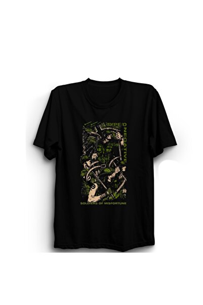 ZOKAWEAR تي شيرت من النوع O Negative، Soldiers of Misfortune، Rock Metal