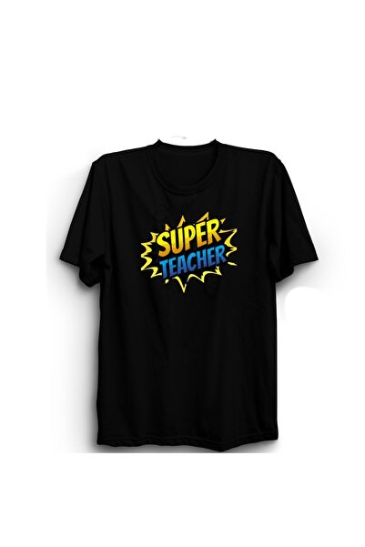 ZOKAWEAR Super Teacher, Super Teacher, Ημέρα Δασκάλου, Pop-Art Blue, Μπλουζάκ...