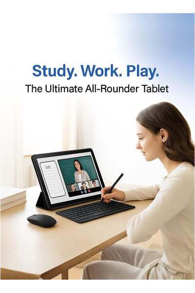 OTEETO Tab 14 Pro 5G Tablet Dual SIM, 8GB RAM, Bluetooth Keyboard Case, Mouse & Stylus Pen Included