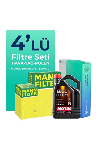 Mann-Filter Honda Civic 1.6 Benzin FC5 Filtre Bakım Seti Motul Motor Yağlı (2...