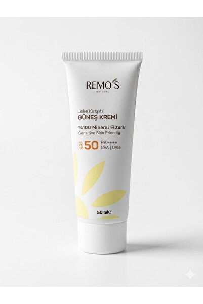 RemosNatural 50 Spf Waterproof Mineral Filtered Natural Sunscreen