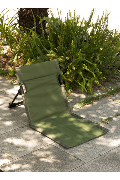 Lawazim Floor Picnic Chair, 39.5x38x39cm, 2 Position Folding Ground Seat with...