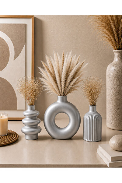 Family Studio İskandinav Tarzı 3’lü Vazo Set