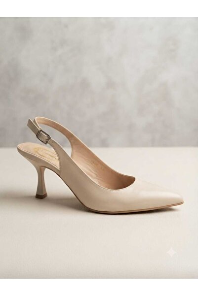 NİSH EXCLUSİVE 2430 Women's Genuine Leather Stiletto