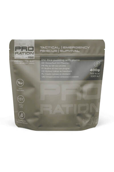 Adventure Menu Pro Ration Rice Pudding With Plums MRE Λήξη σε 15 Ετη
