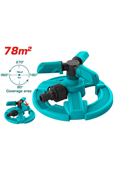 TOTAL Agricultural Round Sprinkler 78m² Thps23602 Total