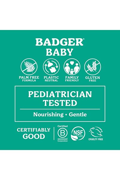 Badger Baby Night-Night Foam Shampoo & Wash