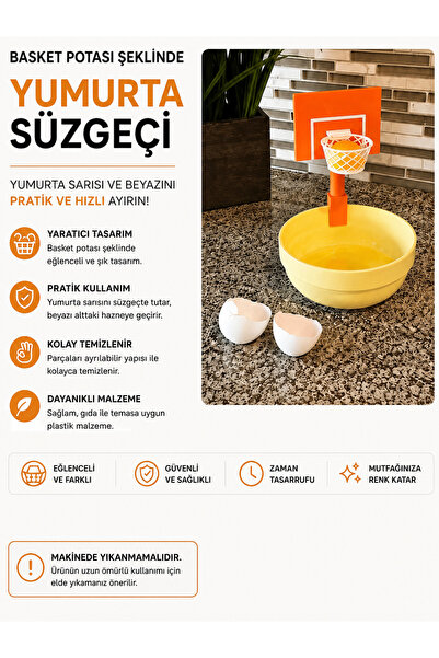 Memania Co Egg Yolk and White Separator - Basket-Shaped Egg Separator - Pract...