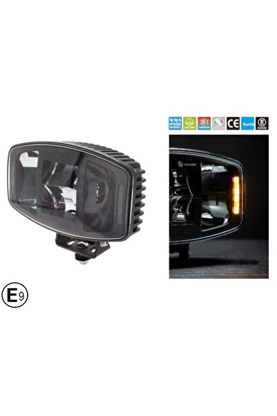 Flexzon Προβολέας LED 10-30 Βολτ Υψηλής Ισχύος 100W Λευκό / Πορτοκαλί 247mm X...