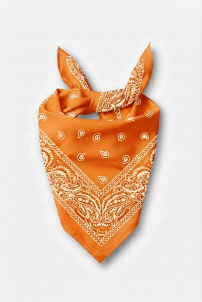 Walkenzo Eșarfă bandană multifuncțională cu model Paisley, 100% bumbac