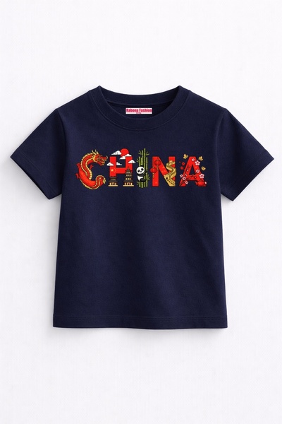 Rabona Fashion China Adventure Icons Kids T-Shirt