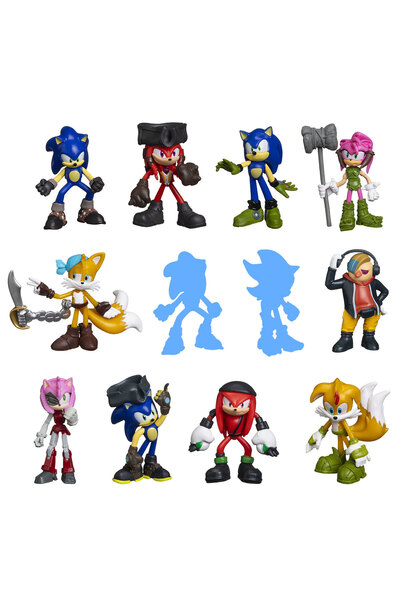 Feyza Oyuncak Sonic Prime | 12'li Deluxe Figür Seti Seri 2 | 3 Yaş+ | Sürpriz...