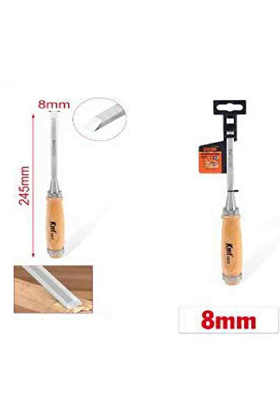 OEM Kmt Σμίλη με Ξύλινη Λαβή 8mm